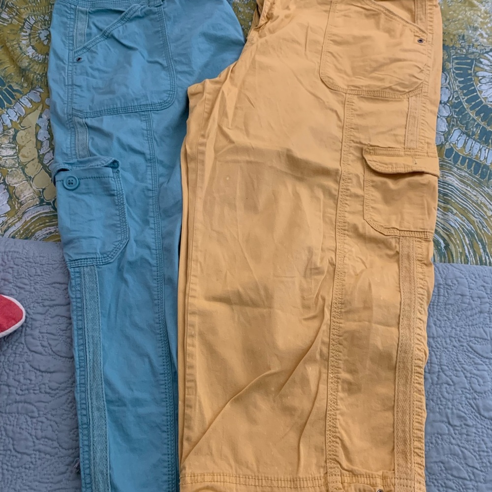 Style & Co. Women's Capris in Teal and Mustard